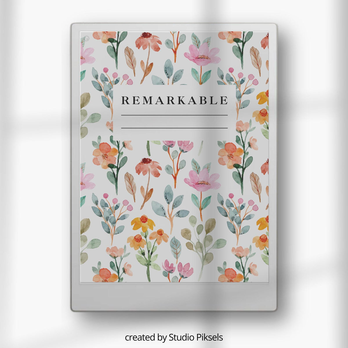 Sleep Screen Bundle for reMarkable Paper Pro Flower Design