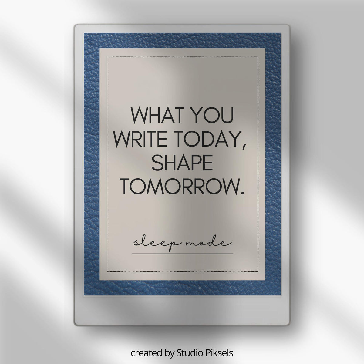 Motivational sleep screen bundle for the reMarkable Paper Pro featuring 15 digital PNG background designs with minimalist typography and notebook textures.