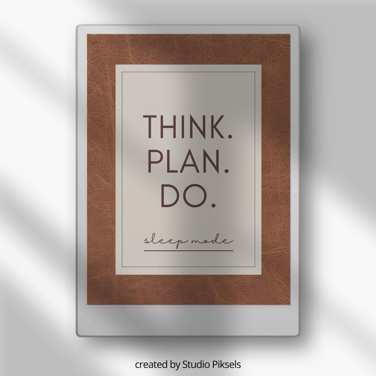 Motivational sleep screen bundle for the reMarkable Paper Pro featuring 15 digital PNG background designs with minimalist typography and notebook textures.