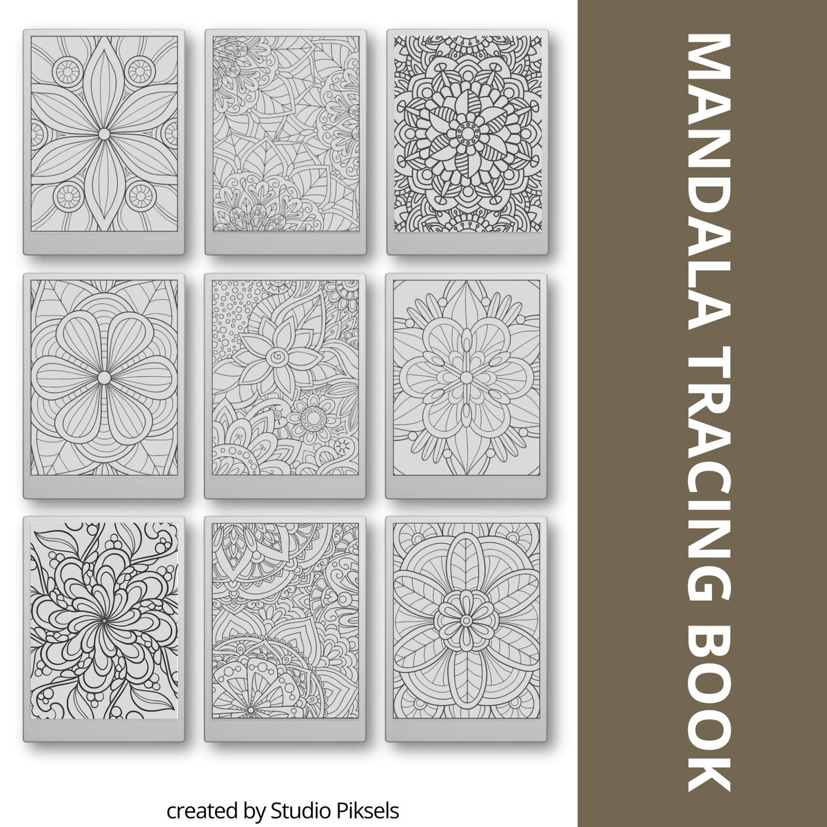 Mandala Tracing Book for reMarkable Paper Pro, reMarkable 1 & 2  with 60 Relaxing Tracing Pages