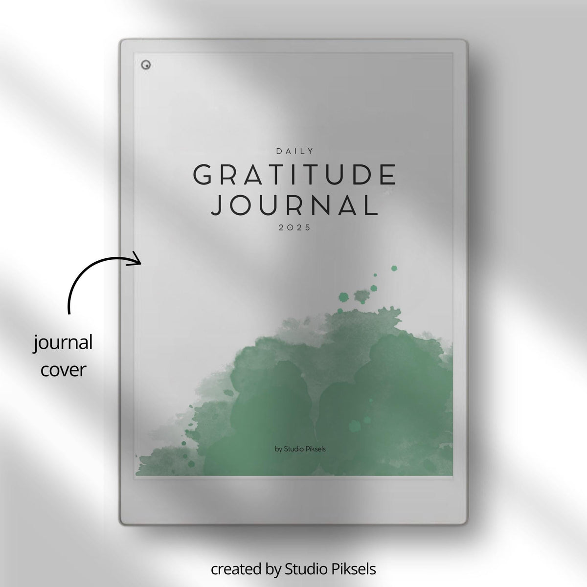 Hyperlinked Yearly Gratitude Journal for reMarkable Paper Pro