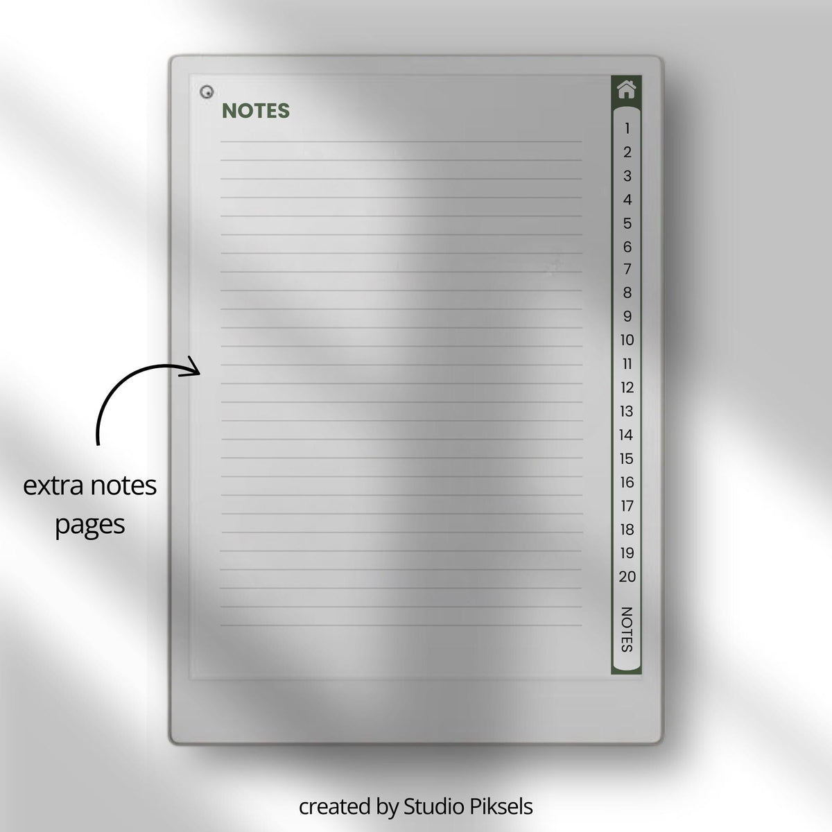 Hyperlinked Work Planner Bundle for reMarkable Paper Pro with daily task planning pages, productivity layouts, interactive navigation links, and minimalist digital business planner notebooks.