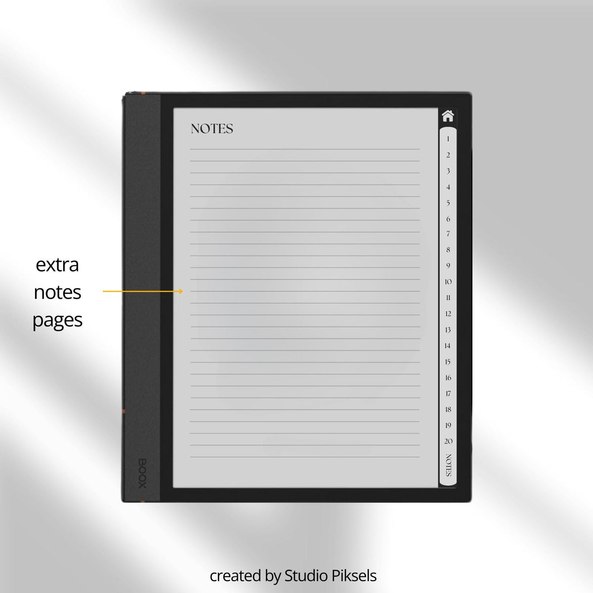 Work Planner for BOOX with Eisenhower Matrix