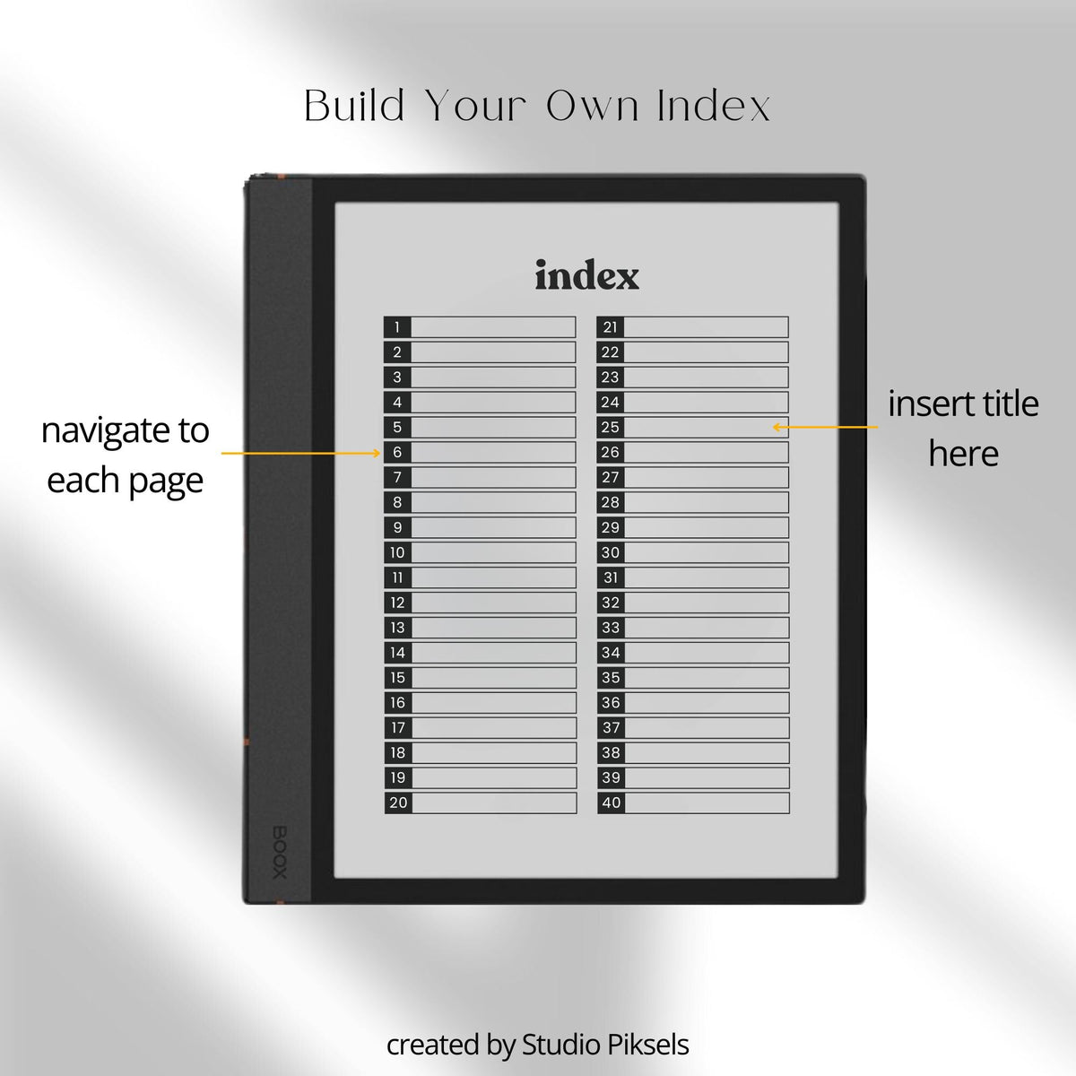 Mind Map Bundle for BOOX tablets with hyperlinked mind mapping pages, visual brainstorming layouts, and grayscale digital notebooks.
