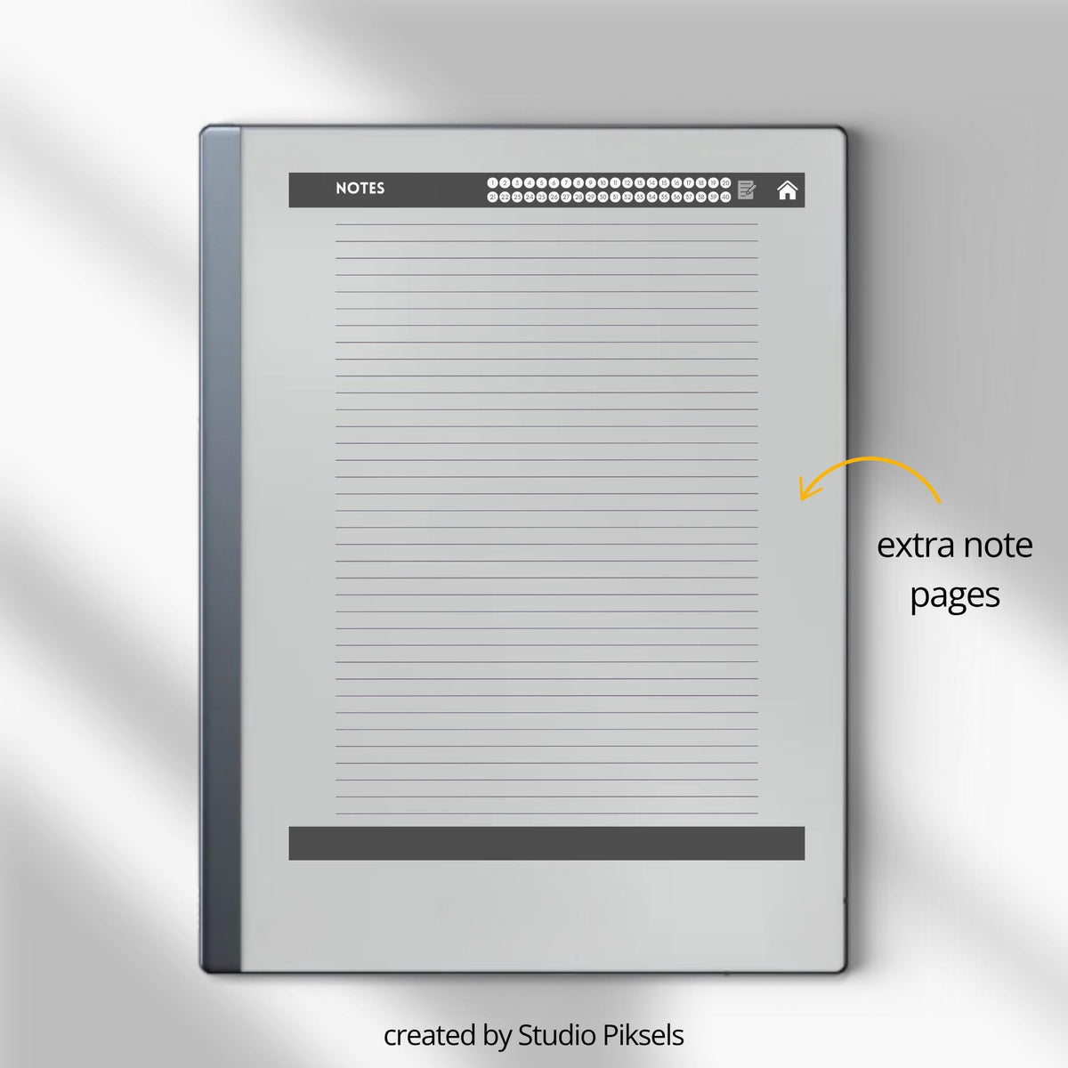Recipe Book Collection for reMarkable 2 and reMarkable Paper Pure featuring hyperlinked cooking, baking, and drink recipe notebooks with reusable digital recipe templates and minimalist monochrome covers