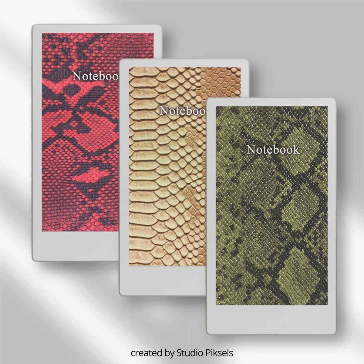 Leather-look notebook cover bundle for the reMarkable Paper Pro Move featuring 17 texturized digital covers, executive planner styles, and file organization layouts.