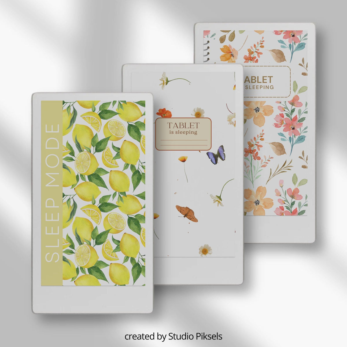 Enhance your reMarkable Paper Pro Move with this floral sleep screen bundle. Each design features soft, colorful flowers and botanical artwork, bringing a natural and calming aesthetic to your device.