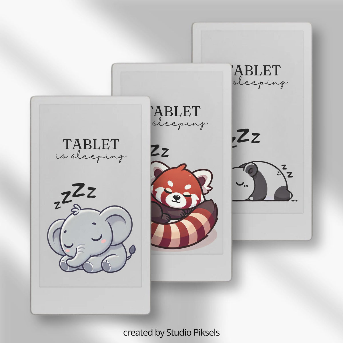 Napping Animals Sleep Screen Bundle for reMarkable Paper Pro Move: Cute Animal Sleep Mode Wallpapers & Digital Screensaver Images