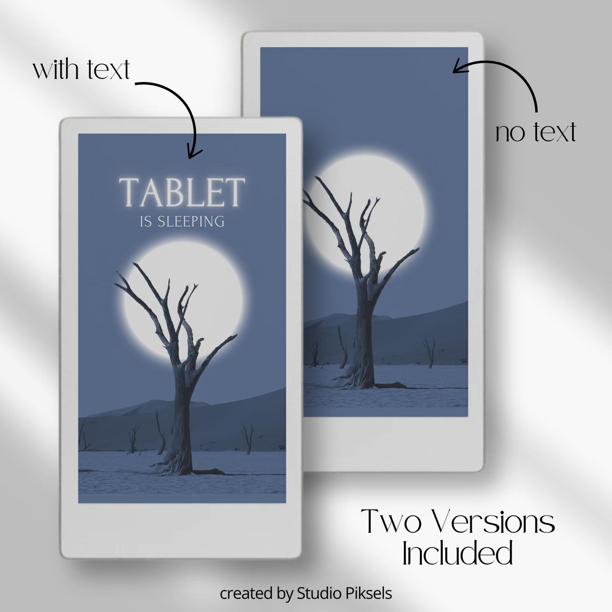 Customize your device with this Lunar Sleep Screen Bundle designed for reMarkable Paper Pro Move. This collection includes 24 moon-inspired sleep screens featuring glowing moons, lunar phases, eclipses, starry skies, and atmospheric night scenes that bring a calm and celestial look to your device during sleep mode.