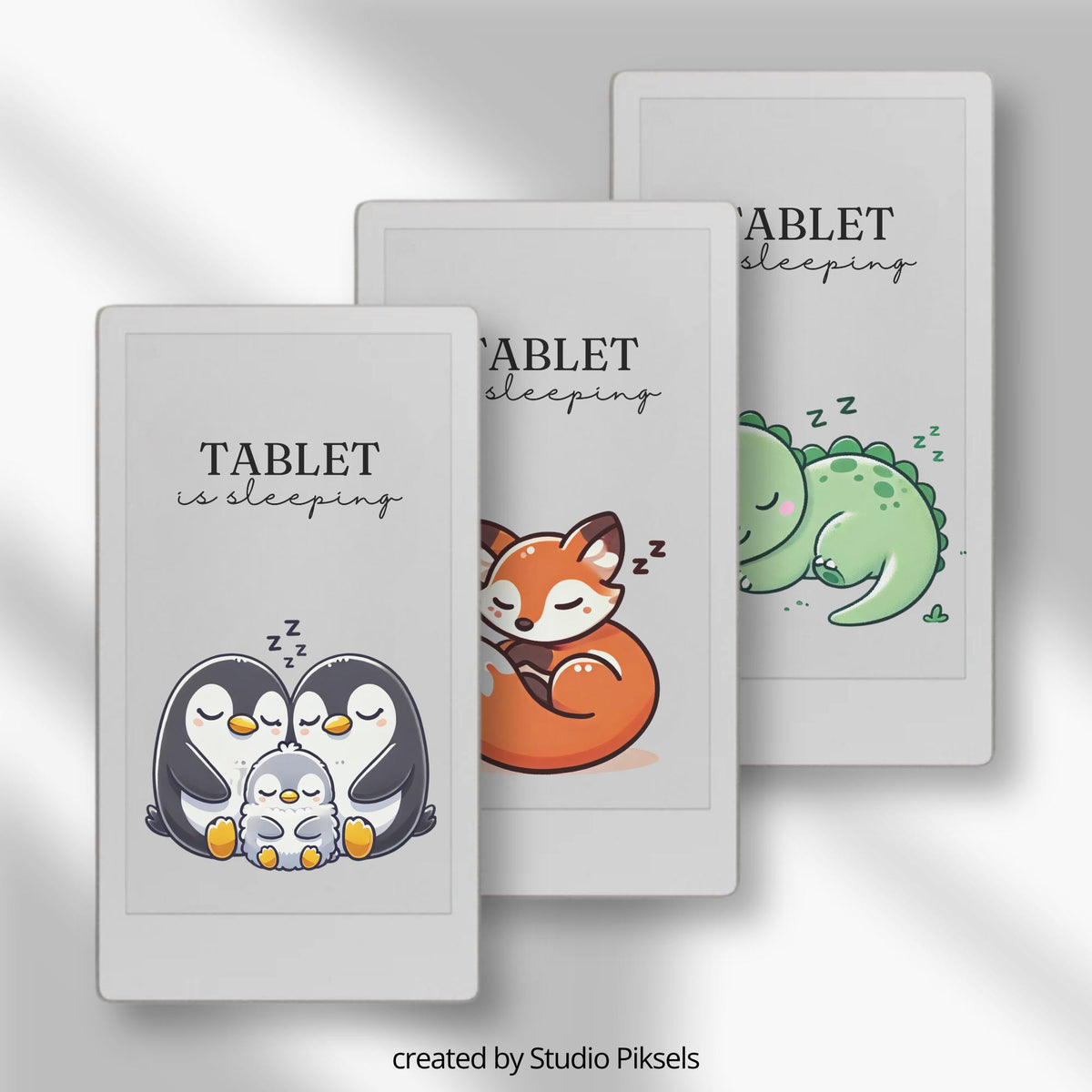 Napping Animals Sleep Screen Bundle for reMarkable Paper Pro Move: Cute Animal Sleep Mode Wallpapers & Digital Screensaver Images