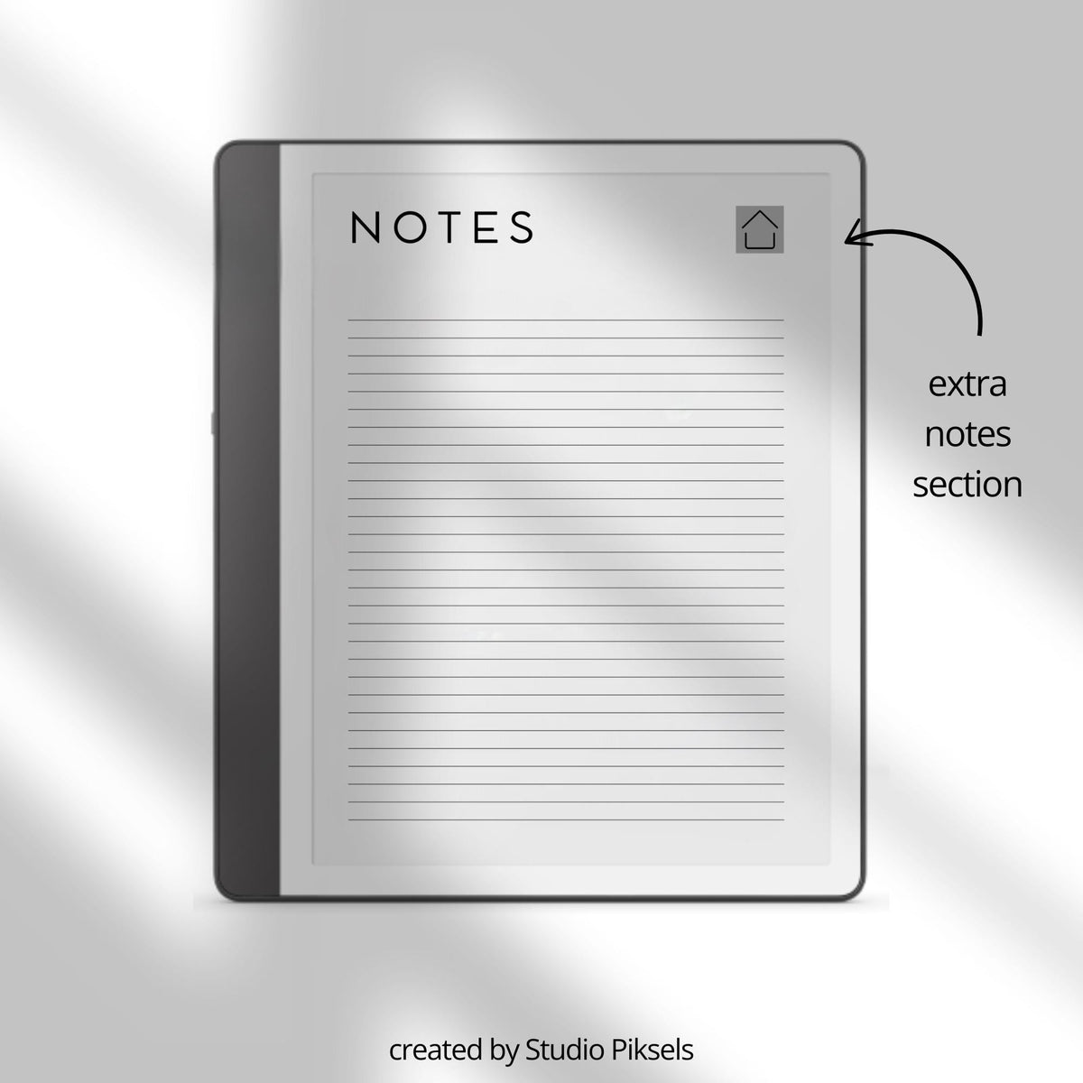2026 Weekly Planner for Kindle Scribe with hyperlinked weekly planning pages, yearly calendar overview, and minimalist productivity layouts.
