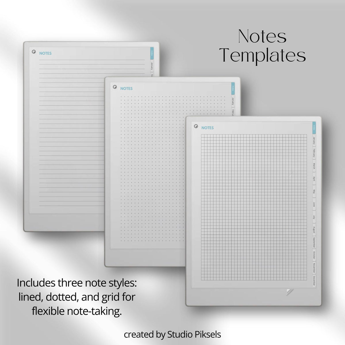 Stay organized throughout 2026  with this Daily Planner for reMarkable Paper Pro. Designed to combine planning, scheduling, journaling, goal setting, and personal reflection.