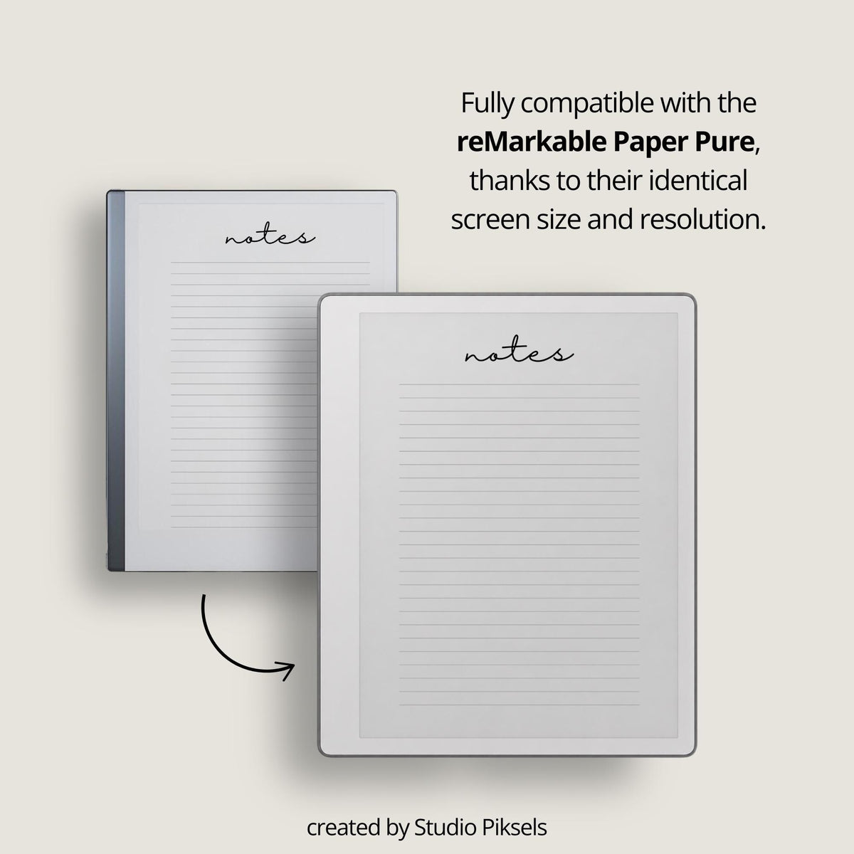 Address Book PDF for reMarkable 2 and Paper Pure with grayscale contact pages and hyperlinked digital address book layout