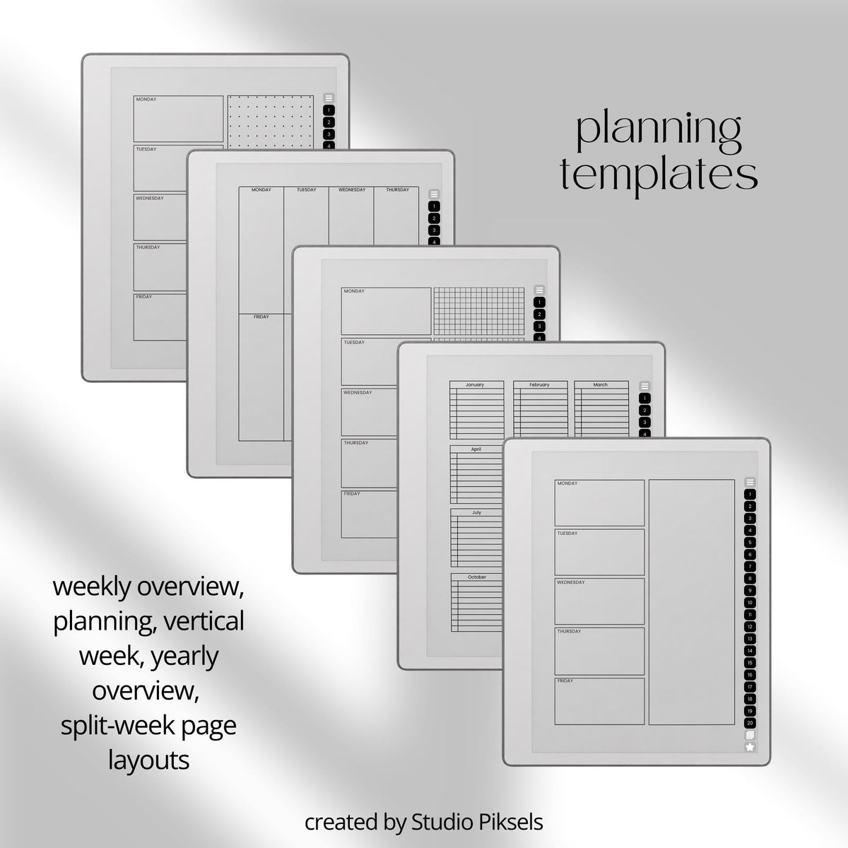 Build a custom infinite digital notebook using hyperlinked templates on reMarkable Paper Pro.