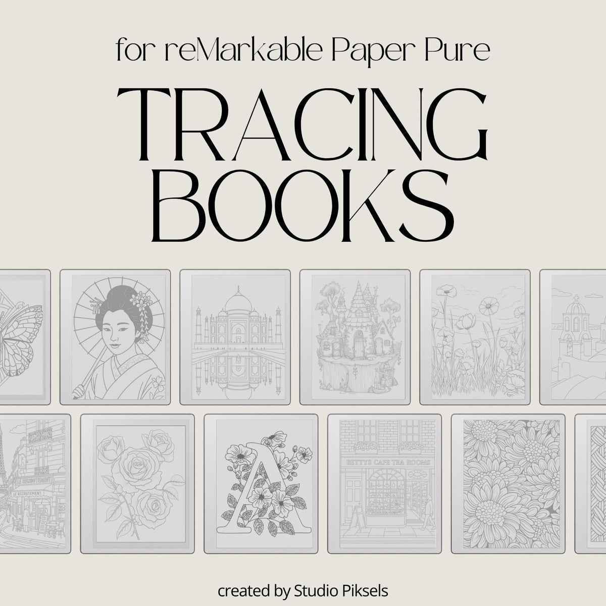 XL Tracing Bundle for reMarkable Paper Pure