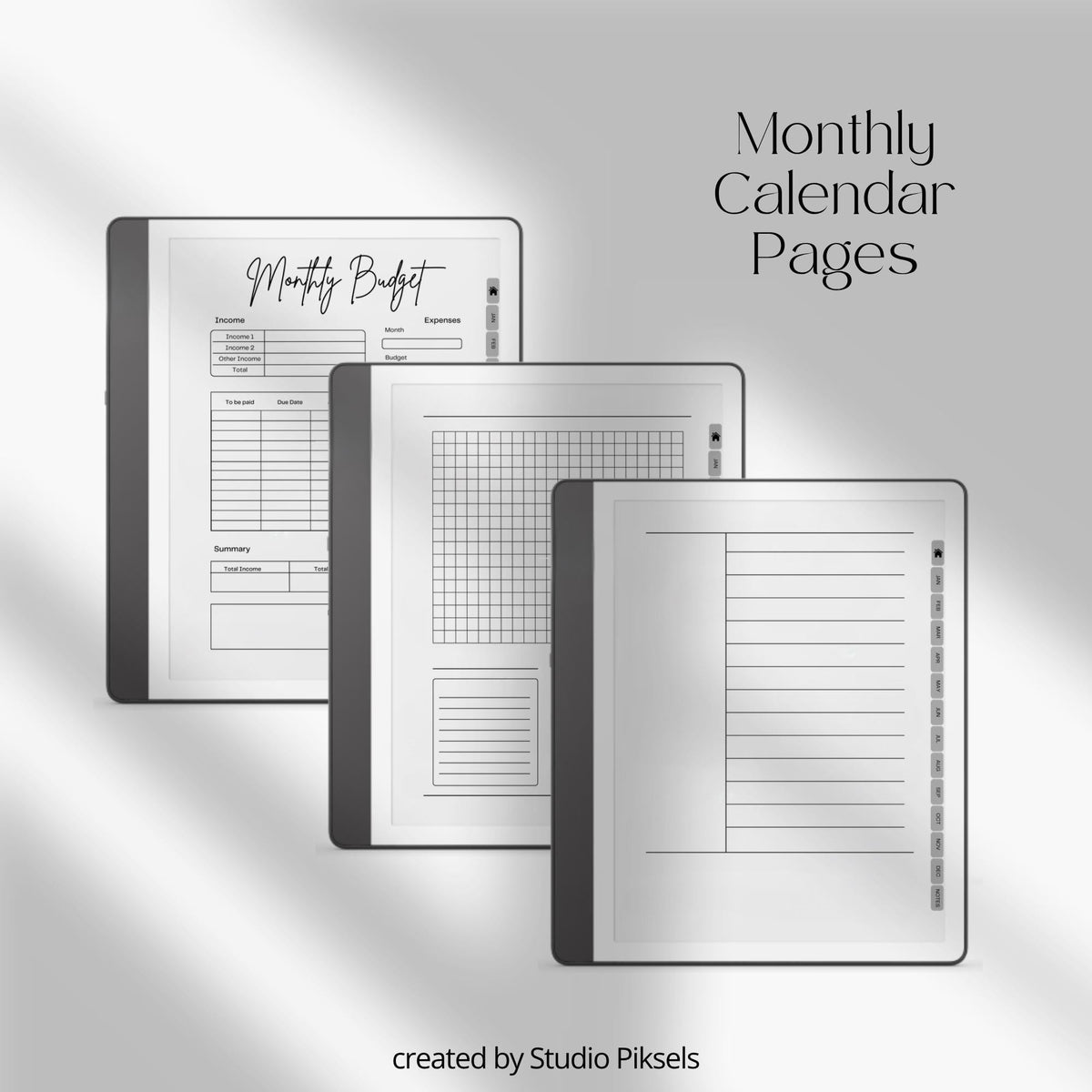 Organize two full years with clarity and structure using this 2026 and 2027 Planner Bundle designed for Kindle Scribe