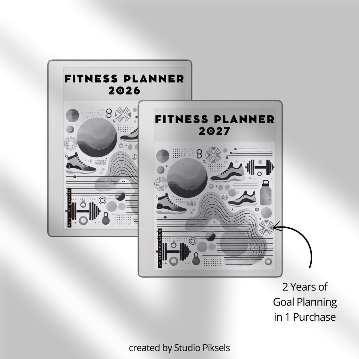 2026 + 2027 Fitness Planner for reMarkable Paper Pure & reMarkable 2