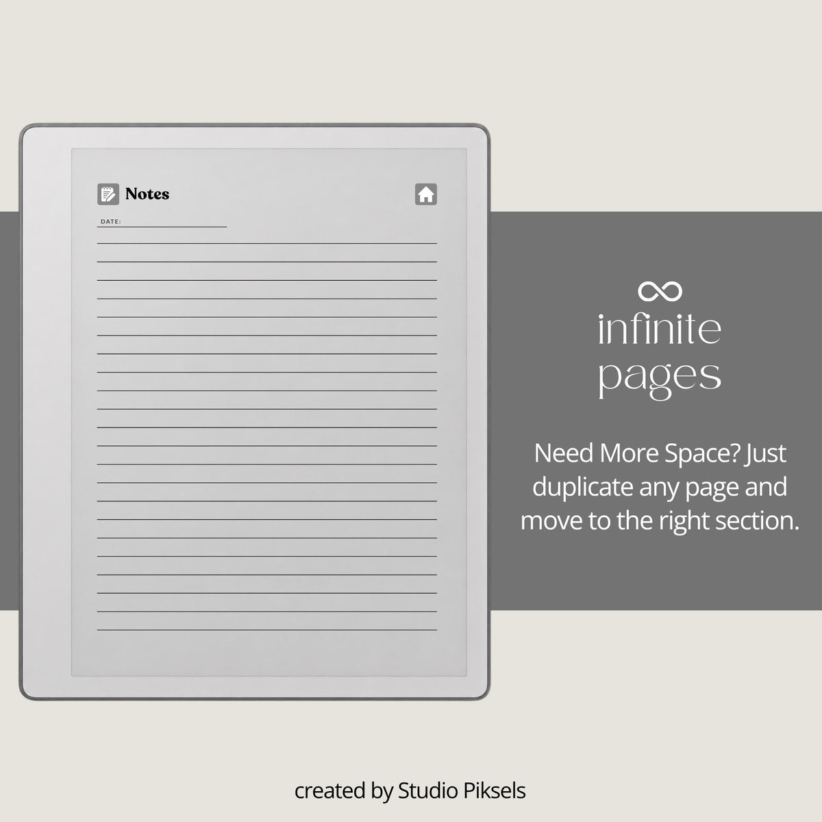 30-Day Dream Journal for reMarkable 2 & Paper Pure featuring 30 daily dream journal pages, dream reflection, recurring symbol tracking, and a hyperlinked PDF layout.