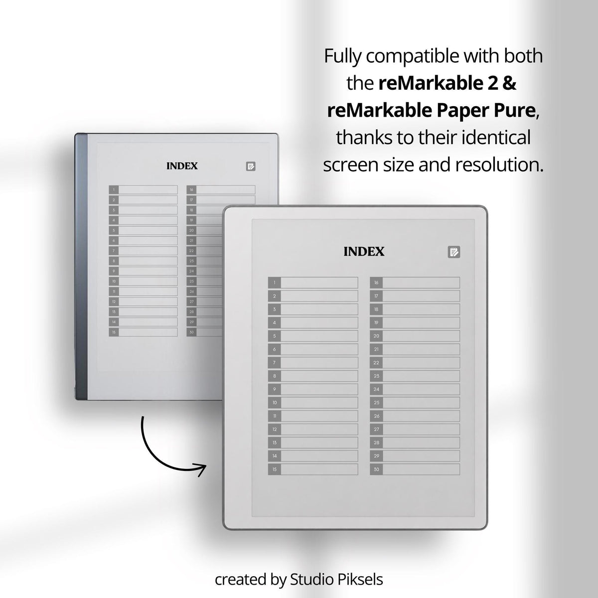 30-Day Dream Journal for reMarkable 2 & Paper Pure featuring 30 daily dream journal pages, dream reflection, recurring symbol tracking, and a hyperlinked PDF layout.