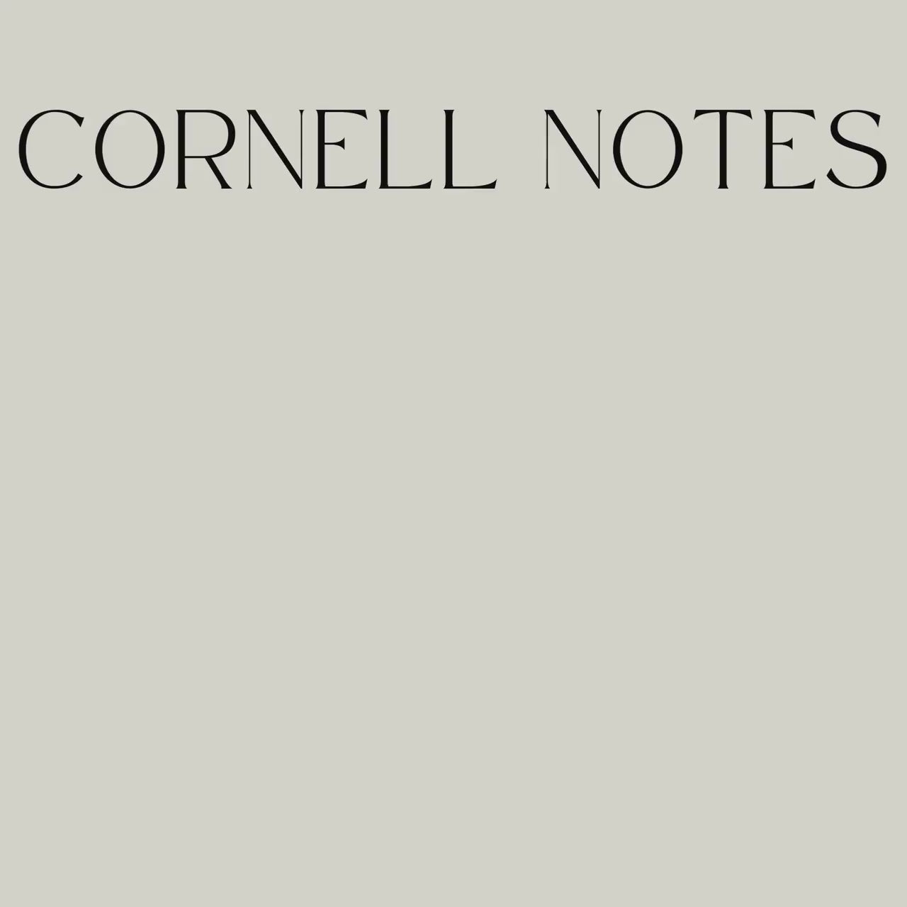 Hyperlinked Cornell Notes Bundle for reMarkable Paper Pro