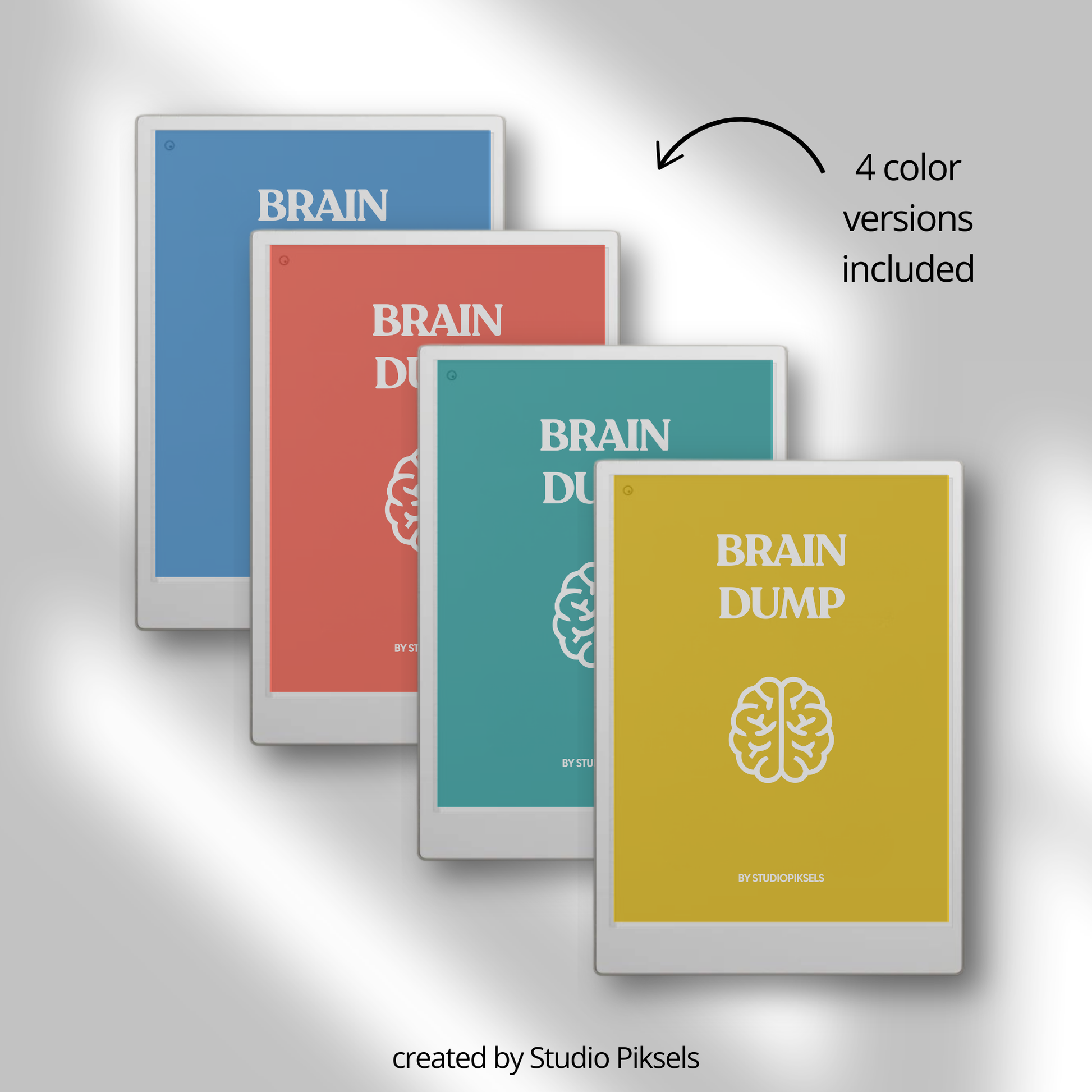 Brain Dump & Mental Clutter Journal for reMarkable Paper Pro