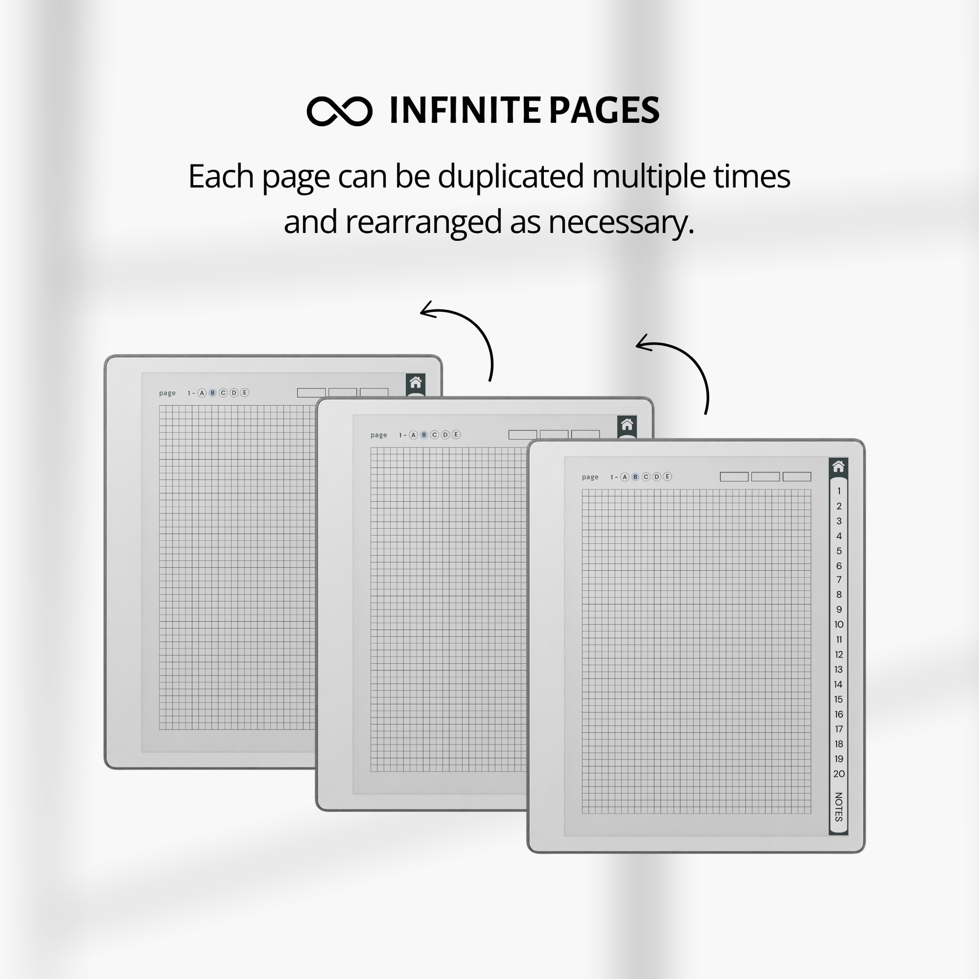 Custom Index Notebook Bundle for reMarkable Paper Pure