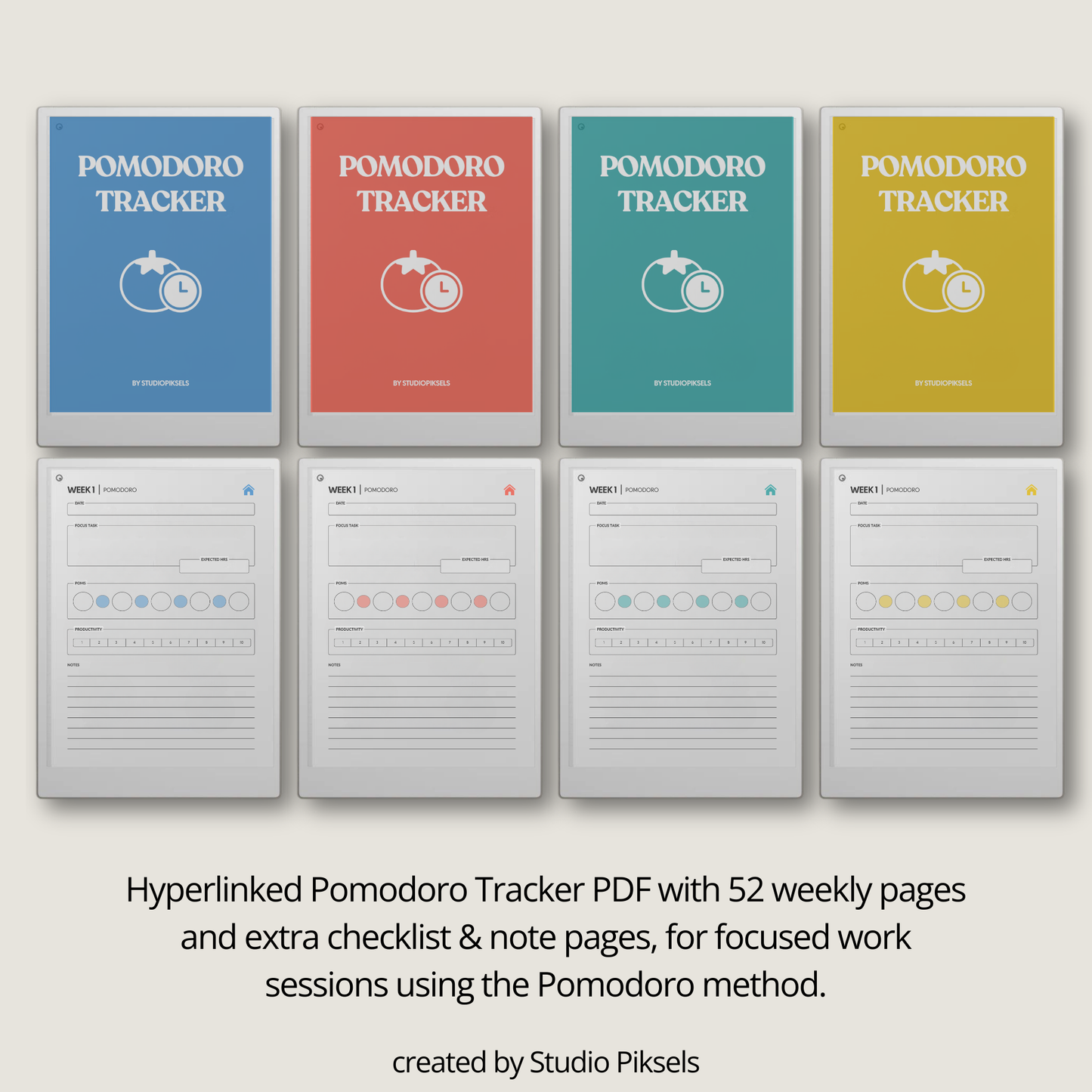 Pomodoro Productivity Tool for reMarkable Paper Pro