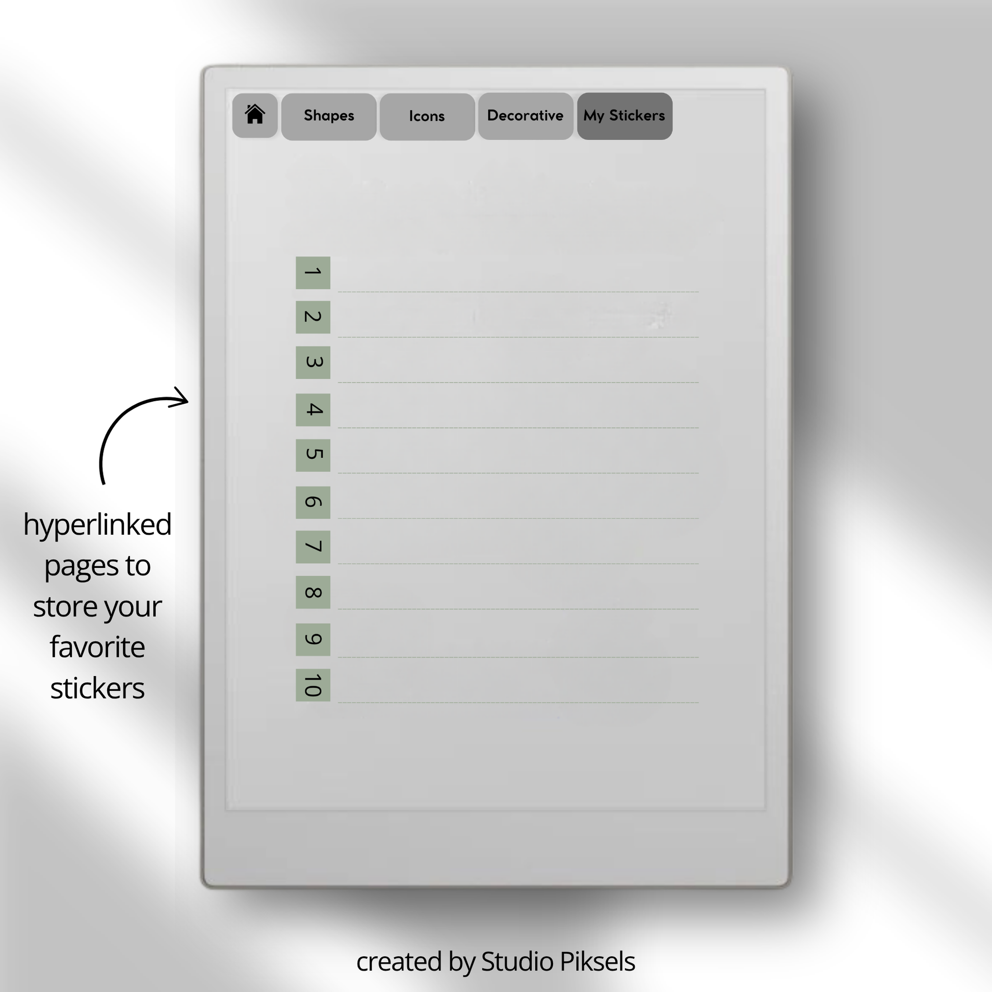 Create personalized digital stickers with this traceable sticker kit designed for reMarkable Paper Pro, reMarkable Paper Pure, and reMarkable 2. 